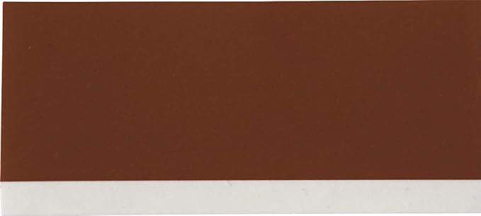 Brady Authentic (M21-375-595-BR) All-Weather Vinyl Label for Indoor/Outdoor ID, Lab and Equipment Labeling, White on Brown- ForM210, M210-LAB, M211, BMP21-PLUS and BMP21-LAB Printers, .375" W, 21' L