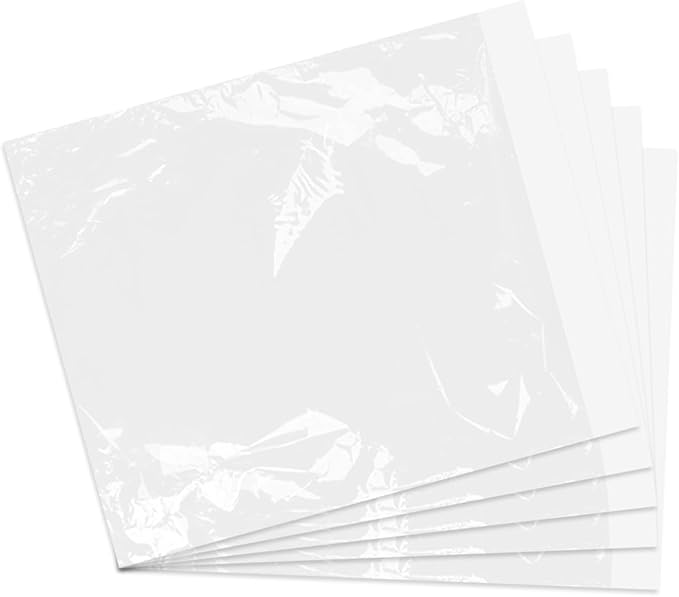 9527 Product 4.5" x 5.5" Clear Adhesive Top Loading Packing List/Shipping Label Envelopes (100 Pack)