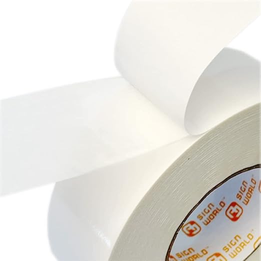 AJ Sign World 2" MAX Strength Banner Hem Double Sided Permanent Tape (2-Inch x 164-Feet/55 Yard)