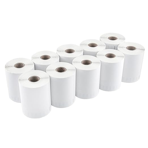 L LIKED 2200 4x6 Thermal Shipping Labels Direct Thermal Printer Labels Compatible with DYMO 4XL Zebra Rollo - White Perforated Strong Adhesive (220/Roll, 10 Rolls)