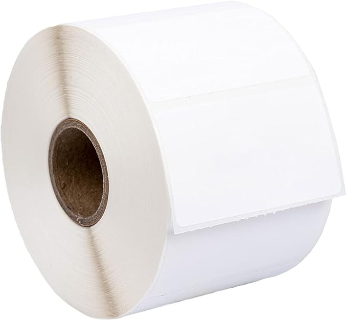 HOUSELABELS 2.25" x 1.25" Address Labels on 1" Core in Polypropylene Compatible with Zebra and Rollo Printers, 16 Rolls / 1,000 Labels per Roll