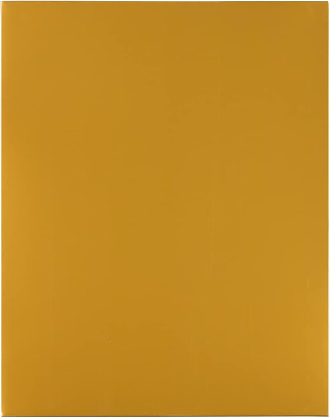 JAM PAPER Laminated Two Pocket Glossy School Folders - Letter Size - High Gloss Gold - 6/Pack