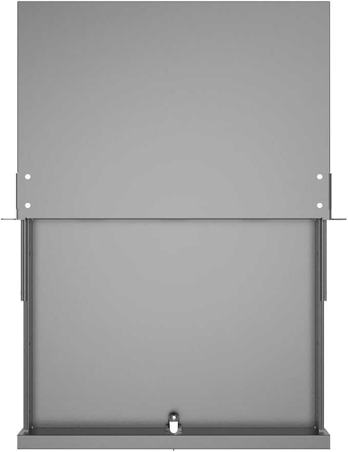 QiaoYoubang 1U Server Cabinet Case 19 Inch Rack Mount Lockable Drawer with Key, 12.6 Inch Depth (1U)