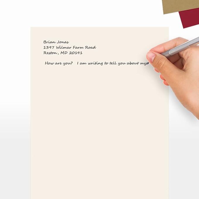 LUXPaper 8.5" x 11" Cardstock | Letter Size | Ivory | 65lb. Cover (120lb. Text) | 50 Qty