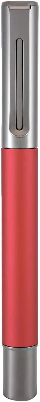 Monteverde USA Ritma Fountain Pen in Red – Medium Nib, Balanced JoWo Stainless Steel, Refillable Ink Cartridge/Converter – Ideal for Professionals & Writing Enthusiasts