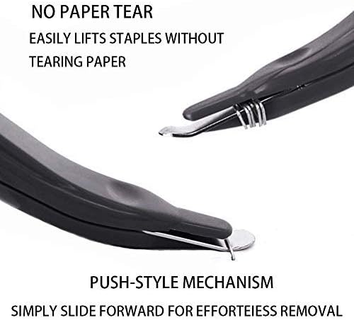 ZZTX 4 PCS Professional Magnetic Staple Remover Puller Staples Remover Staple Removal Tool for School Office Home 4 Colors