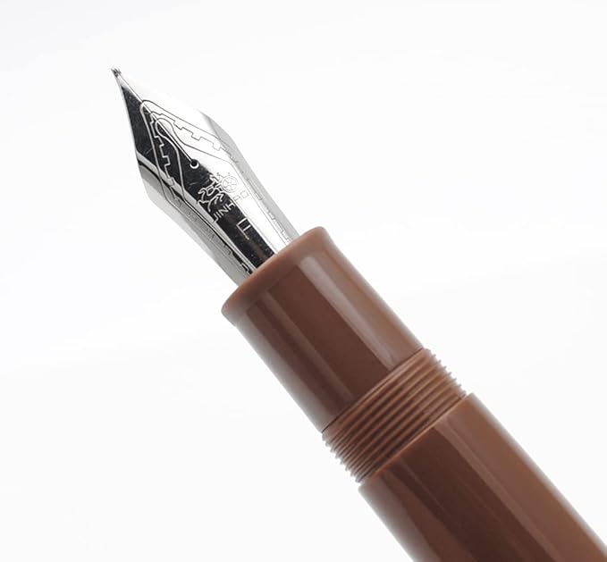 JINHAO X159 Fountain Pen (F Nib 0.5mm, Coffee with Silvery Clip)