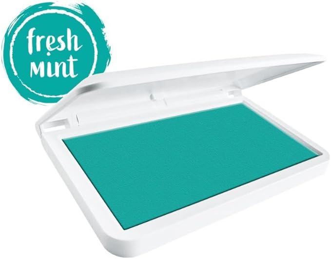 COLOP Make Series, Ink Stamp Pads, with Non-Toxic Premium Ink, Water-Based Acid-Free (Fresh Mint, Make 3-3-1/2" x 6-1/4")