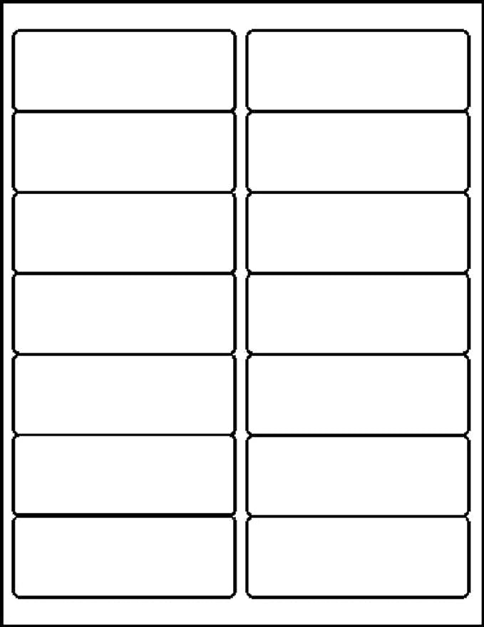 MACO Printable Labels for Mailing - Laser/Ink Jet Compatible Shipping Address Return Labels, 14 per Sheet, 1-1/3 x 4", Box of 100 Pages/1400 Labels, White