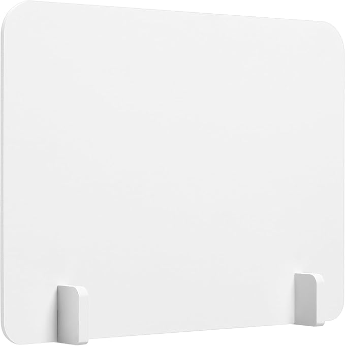 STOBOK Anti-Droplet Partition Board 15.7X11.8 Inch Desktop Spray Proof Guard for Dining Table Office Desk Divider Panel with Rounded Edges for