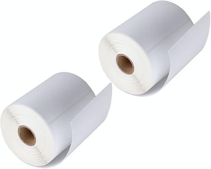 MFLABEL 4x6 Direct Thermal Shipping Labels - 2 Rolls of 450 Labels/Roll, Compatible with Zebra 2844/ZP450/ZP500/ZP505, USPS/FedEx/UPS/Amazon Shipping, Smudge-Resistant & Permanent Adhesive