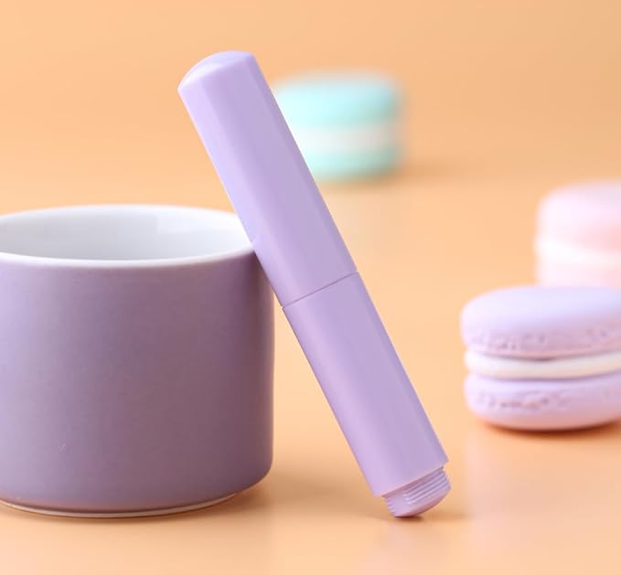 czxwyst Majohn Wancai 2.0 Mini Pocket-Size Eyedropper Fountain Pen (EF Nib 0.38mm, Macaron Purple)