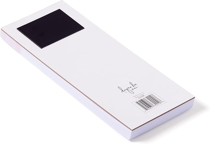 WORLD TRAVELER Eccolo Dayna Lee To Do List Notepad, To Do Magnetic Shopping List Pad for Fridge and Home, Lined Message Pad for Kitchen, 100 Pull-Off Sheets (4x10 Inches)