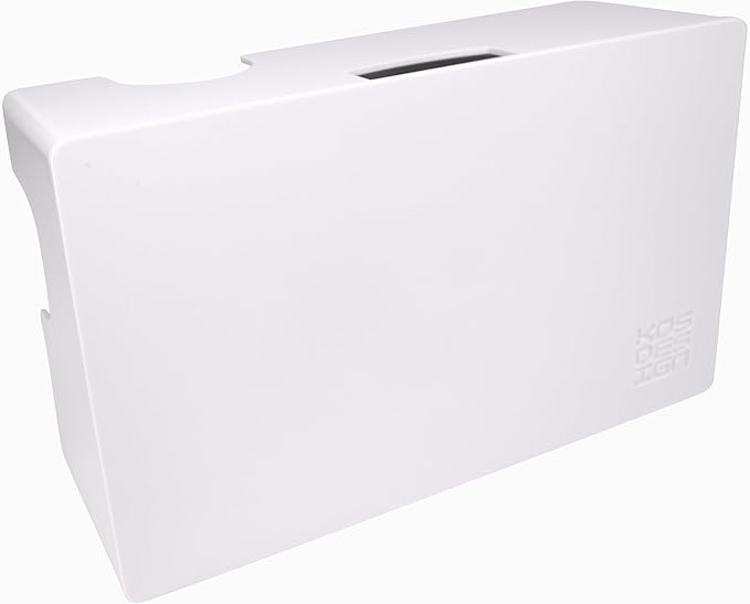 Kos Design Cable Management Box with Included Mounting Hardware – ABS Cord Organizer (12,7 x 7,8 x 4,5 in) | Heat-Tolerant Power Strip & Cable Storage | Wall-Mountable or Floor Use