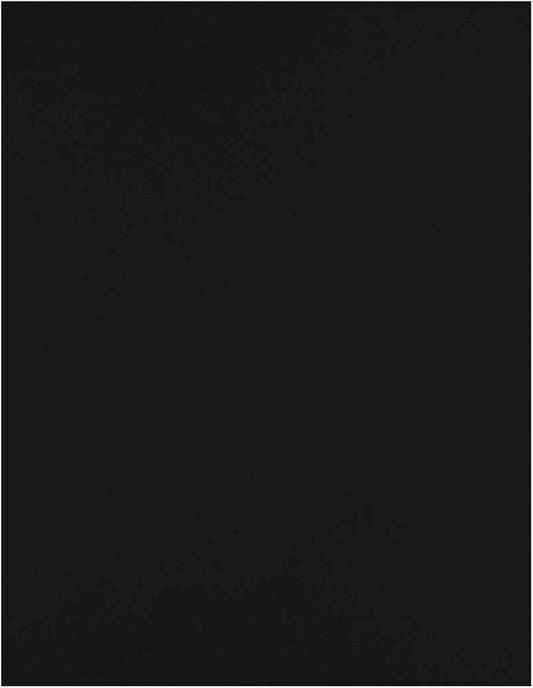 LUXPaper 8.5" x 11" Cardstock | Letter Size | Midnight Black | 100lb. Cover (183lb. Text) | 50 Qty