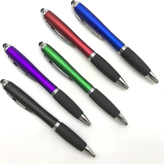HEYZARDA Personalized Pens with Name Text Icon Logo Engraved for Business Office Custom Ballpoint Pen 50 100 Pcs Optional, Random