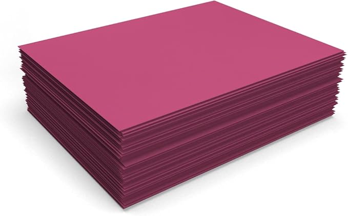 LUXPaper 8.5" x 11" Paper | Letter Size | Magenta Pink | 80lb. Text | 250 Qty