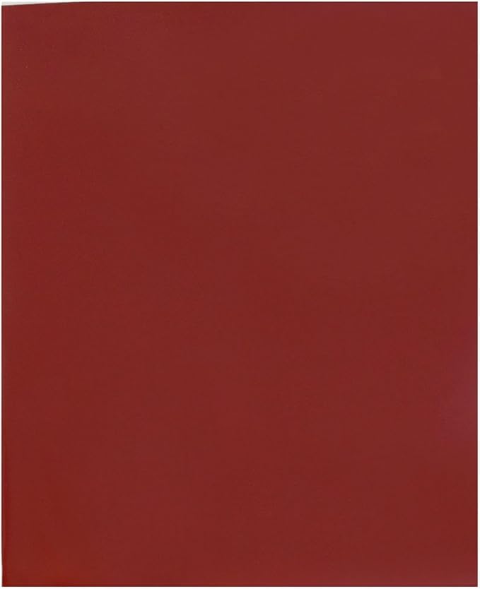 JAM PAPER Laminated Two Pocket Glossy School Folders - Letter Size - High Gloss Maroon Red - Bulk 25/Pack