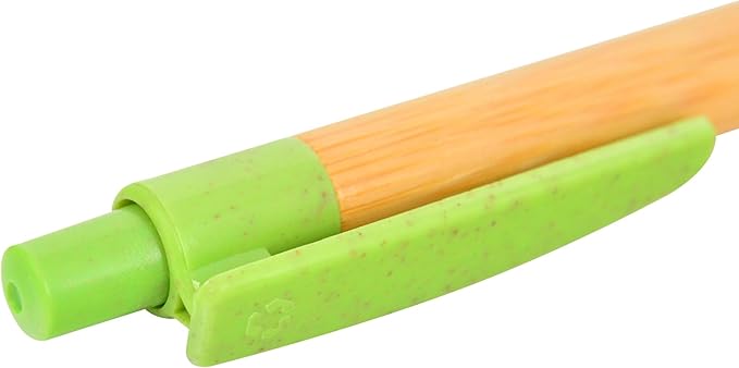 Green Mila Durable Pens, 1.0mm Ballpoint Pens Premium Writing Quality for School, Home & Daily Use - Pack of 4