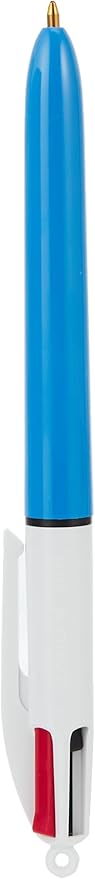 BIC 4-Color Retractable Ballpoint Pens with 1.0 mm Medium Point and Assorted Ink Colors, 12-Count Pack