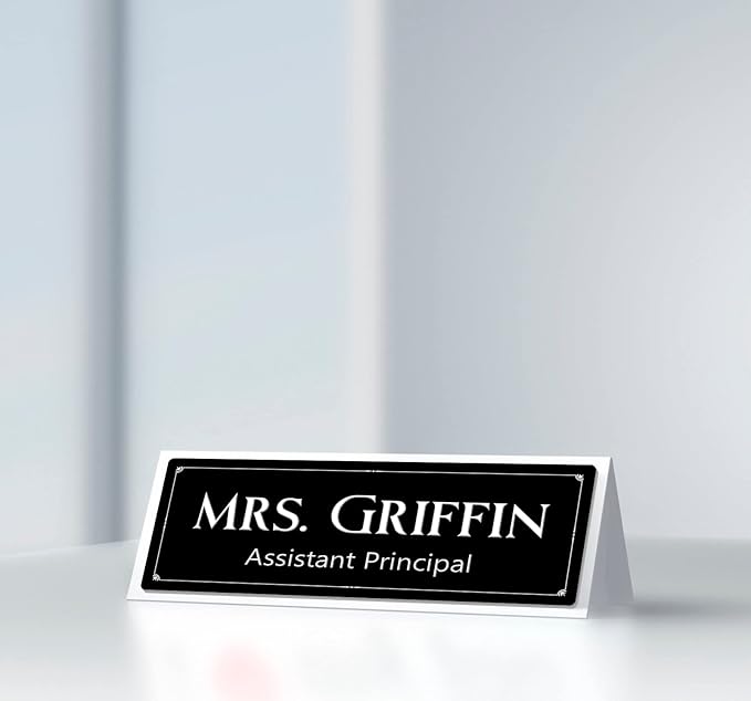 Custom Office Door Signs - Personalized Name Plates for Doors - Professional Office Signs - Rectangle