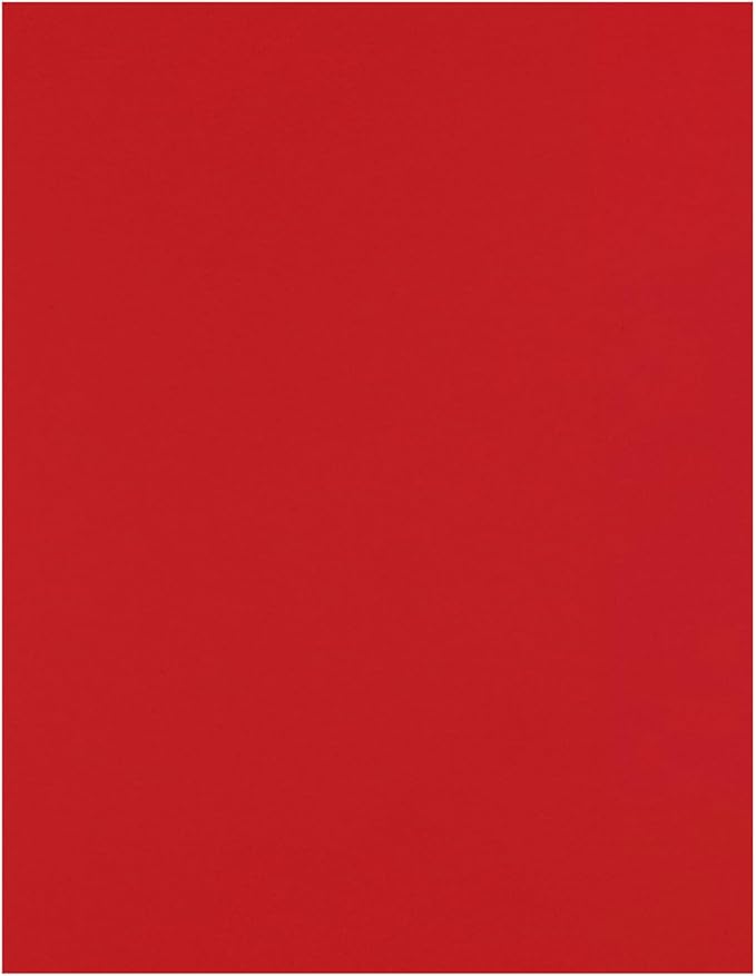 LUXPaper 8.5" x 11" Paper | Letter Size | Ruby Red | 80lb. Text | 50 Qty
