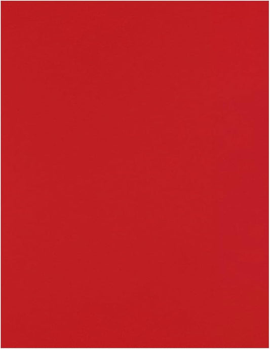 LUXPaper 8.5" x 11" Paper | Letter Size | Ruby Red | 80lb. Text | 50 Qty