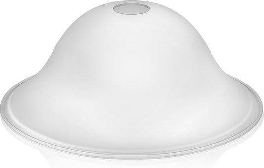 Huquary Lamp Glass Shades for Floor Lamp Elegant Cover Light Fixture Shade Light Fixture Replacement(12.2 x 4.92 x 1.65 Inch,White)
