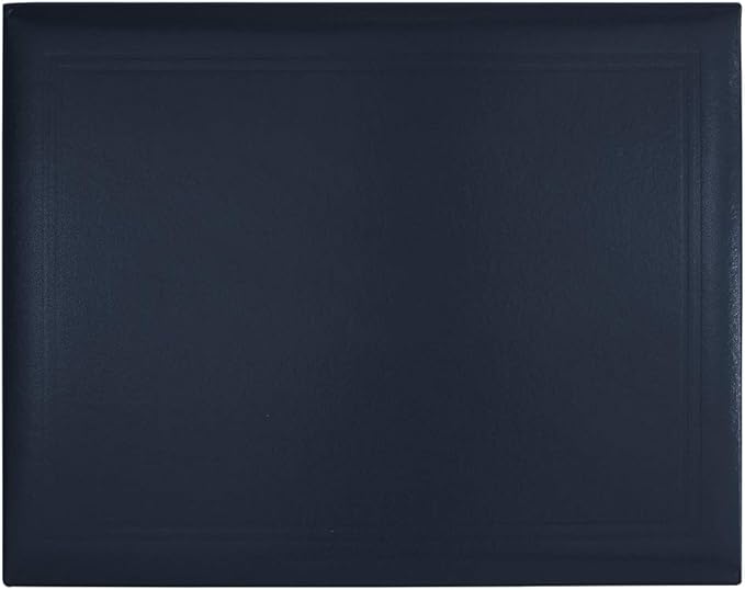 GraduationMall 8.5"x11" Smooth Padded Diploma Cover Certificate Holder Darkblue,1-Pack