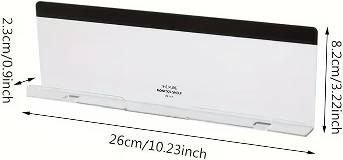 Monitor Sticky Note Holder,Acrylic Screen Message Reminder,Computer Memo Board | for Office Desktop Work Business Home Women Men Laptop
