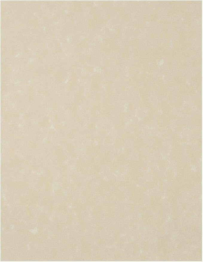 LUXPaper 8.5" x 11" Paper | Letter Size | Cream Parchment | 60lb. Text | 500 Qty