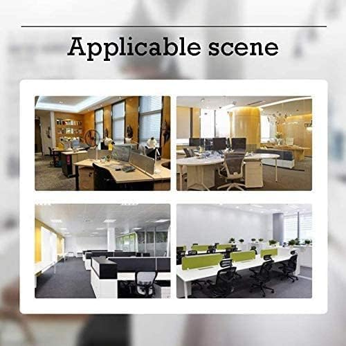 Jhanw Desk Divider Clamp For 1/8" To 0.51" Panel, Adjustable Desk Partition Clamp For 0.32" To 2.04" Desktop, Standing Desk Accessories For Desk Privacy Folders, Black Sneeze Guard Holder 1-pack