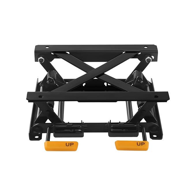 Car Seat Height Adjuster, 2.76-5.12 Inches Lifting Height Car Seat Lifter Bracket by Hand Pedals, Seat Lifting Base