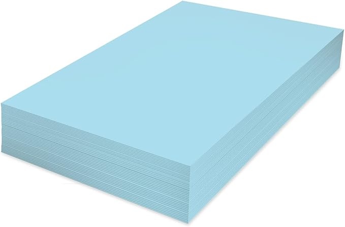 NextDayLabels - Pack of 500 Sheets 8-1/2" x 11" Letter Size CFB NCR (Carbon-Less) Paper, for Laser or Ink Jet Printer (Blue CFB)