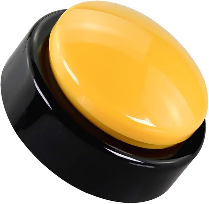 Large Button Alarm Clock - Talking Clock for Visually impaired，Telling Time and Date for Elderly, Impaired Sight or Blind (Battery Included)