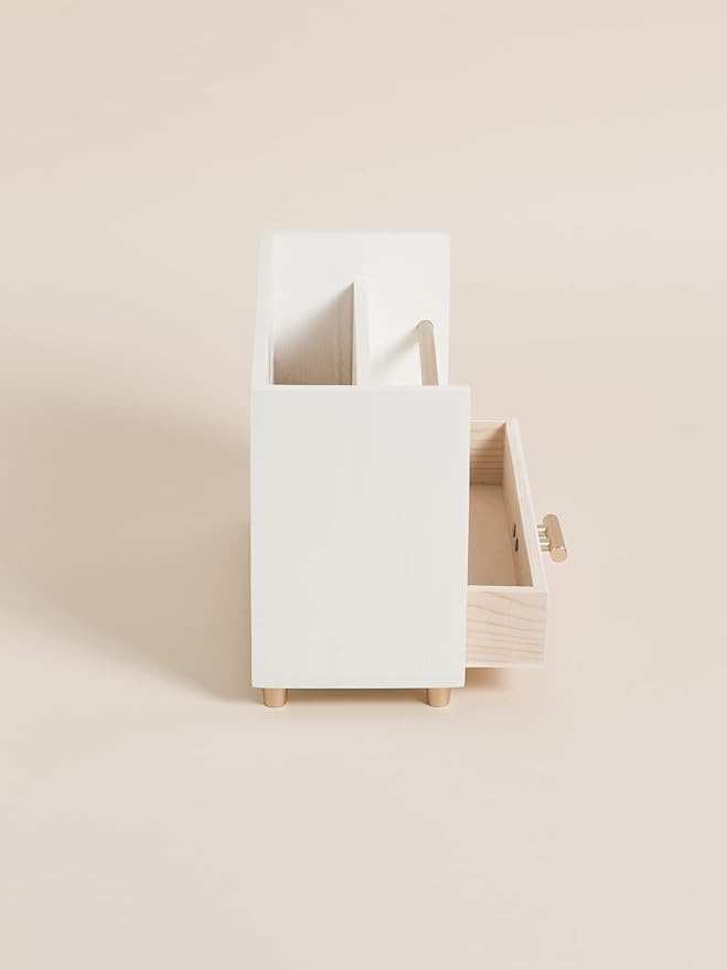 U Brands Juliet Letter Sorter, Office Supplies, Off-White and Gold, 1 Count