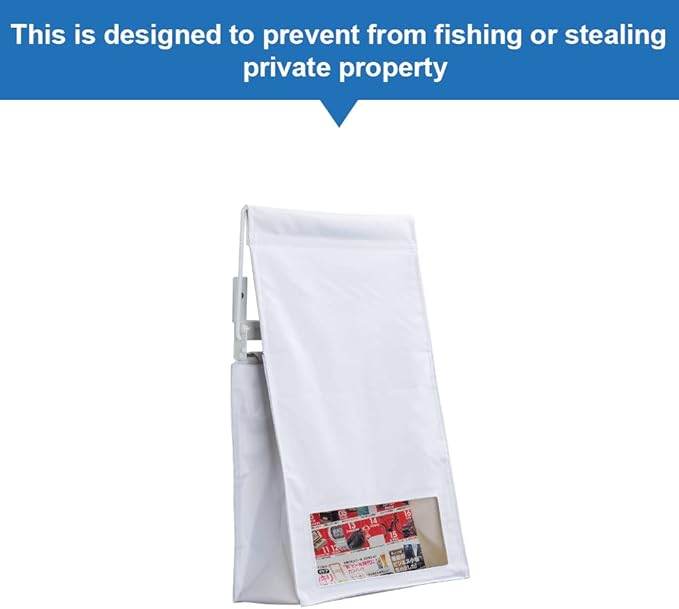 Indoor Wall Mount Mail Catcher Bag Door Slot Post Box Basket Mail Boxes Organizer Security White