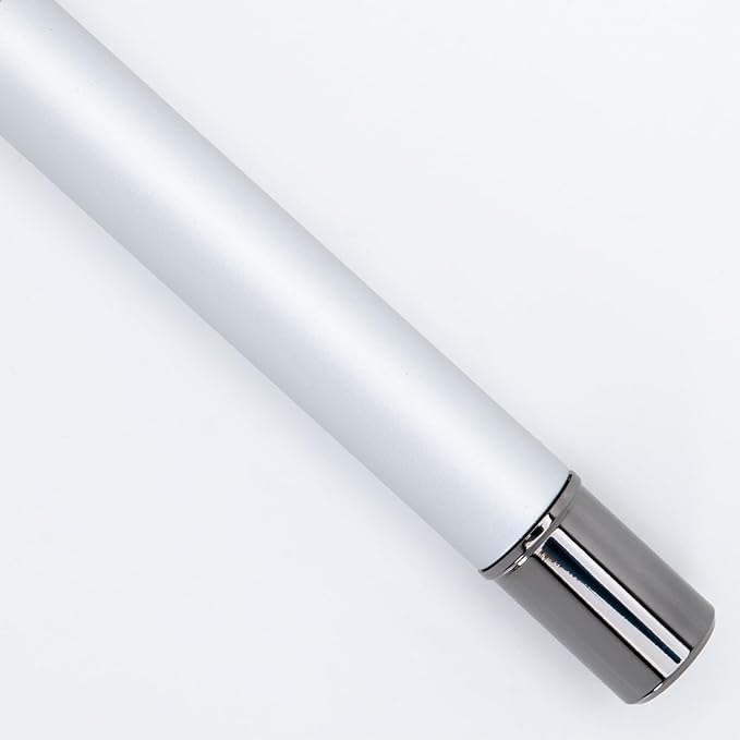 Monteverde USA Ritma Fountain Pen in Silver – Medium Nib, Balanced JoWo Stainless Steel, Refillable Ink Cartridge/Converter – Perfect for Professionals & Writing Enthusiasts