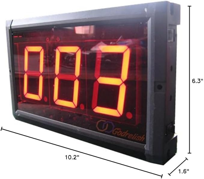 3-inch LED Days Countdown or Countup Timer Max 999 Days Event Reminder Counter IR Remote Control