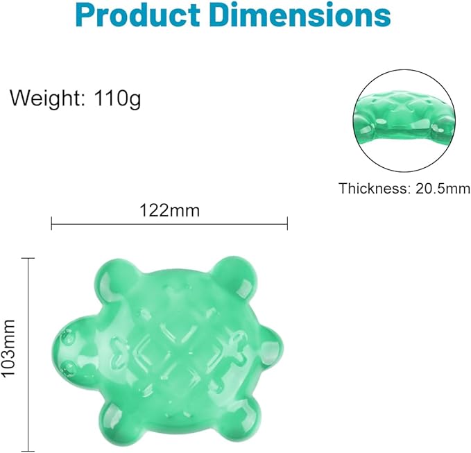 Lucocia Silicone Gel Mouse Wrist Rest,Cute Turtle Shape Ergonomic Elbow Mouse Rest Wrist Pad,Comfort Support for Typing and Gaming-Green