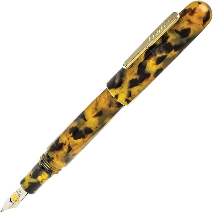 Conklin All American Fountain Pen, Stub Nib, Tortoiseshell (CK71423)