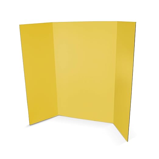 Flipside Products 36” x 48” Project Boards for Presentations, Science Fair, School Projects, Event Displays and Trifold Picture Board, Proudly Made in USA - Assorted Colors - 10 Pack