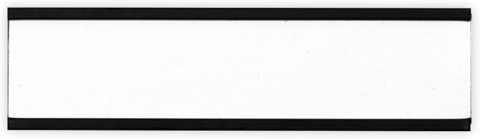 SmartSign Magnetic 'C' Channel Label Holders for Metal Racks and Shelves | 0.75" x 3" Pack of 25
