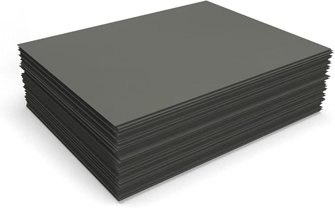 LUXPaper 8.5" x 11" Paper | Letter Size | Smoke Gray | 80lb. Text | 250 Qty