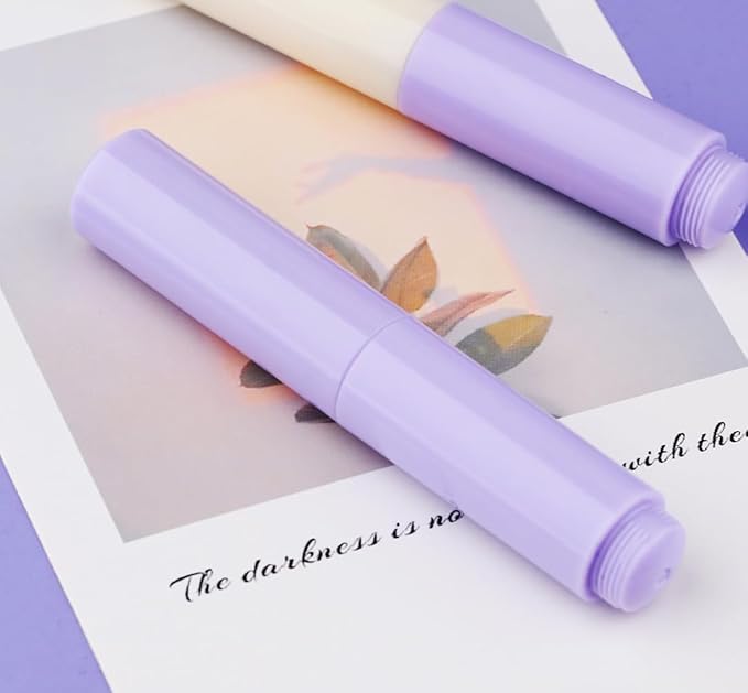 czxwyst Majohn Wancai 2.0 Mini Pocket-Size Eyedropper Fountain Pen (EF Nib 0.38mm, Macaron Purple)