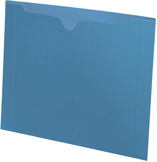 11 pt Blue Color Jacket, Letter Size, Dental Style (Box of 50)