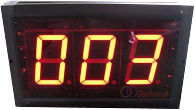 3-inch LED Days Countdown or Countup Timer Max 999 Days Event Reminder Counter IR Remote Control