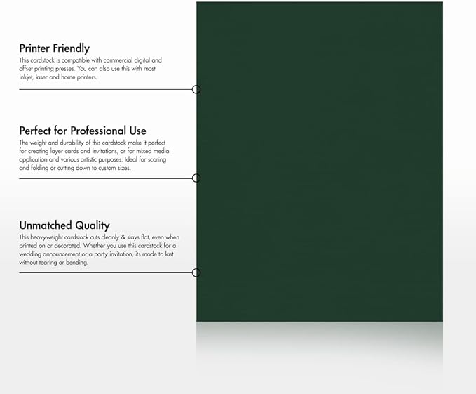 LUXPaper 8.5" x 11" Cardstock | Letter Size | Green Linen | 100lb. Cover (183lb. Text) | 500 Qty