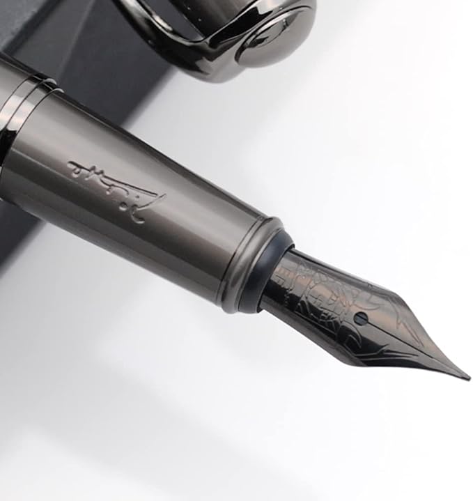 Picasso 916 Malage Fountain Pen Original Box New Version (Starlit Night Gray, Extra Fine Nib 0.38mm)