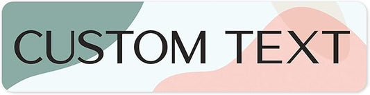 Custom Sign, Custom Street Sign, 11 Font Colors, 13 Font Styles, 4 Hole Options, 22 Sizes, 8x32 Inches, Rust Free DiBound, Fade Resistant, Made in USA by My Sign Center (Minimalist)